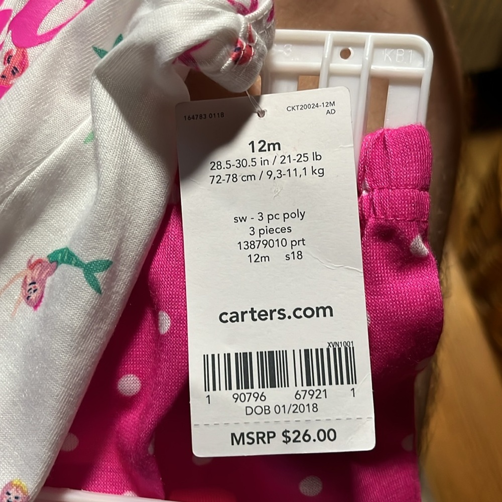 Carter’s Girl’s 12mos Set. NWT - Picture 4 of 4